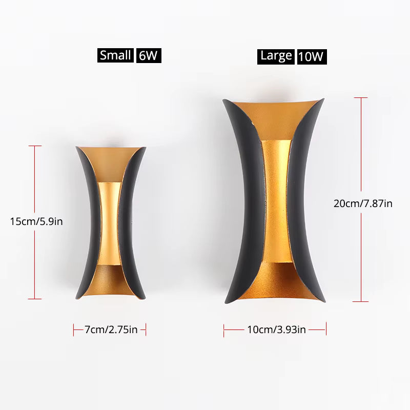 Aluminium Indoor-Outdoor Wall Light