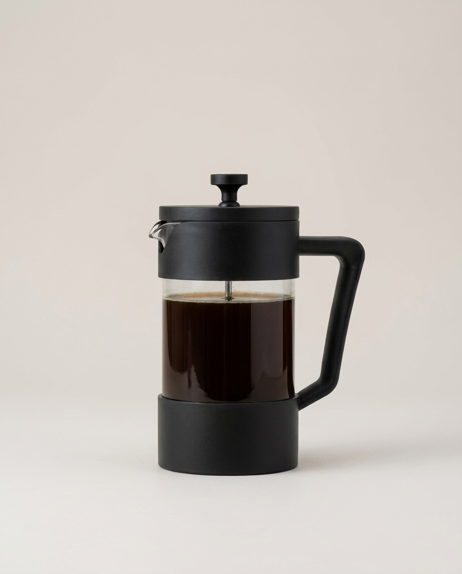 Borosilicate Glass French Press product photo on clean background