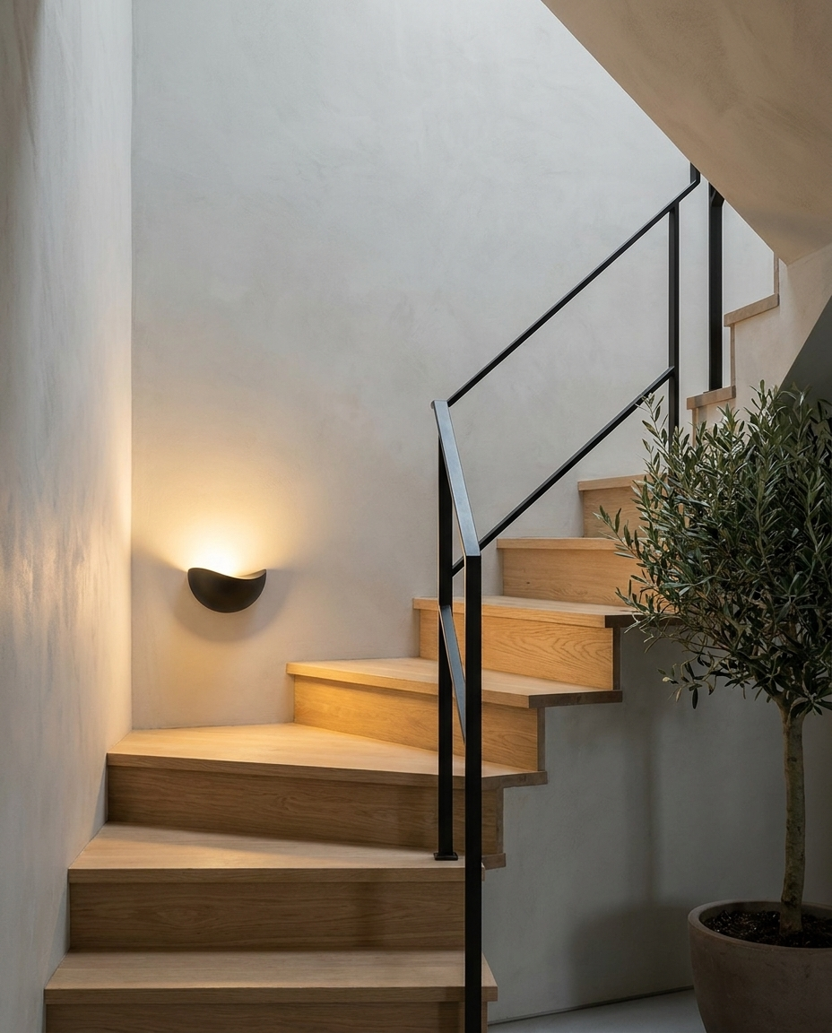 Half-Round LED Wall Light waterproof housing detail