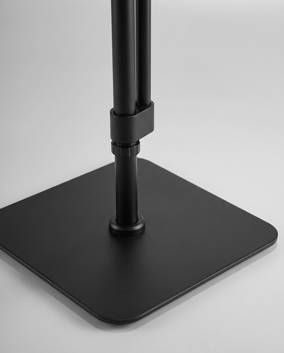 Nordic LED Floor Lamp base and height mechanism detail