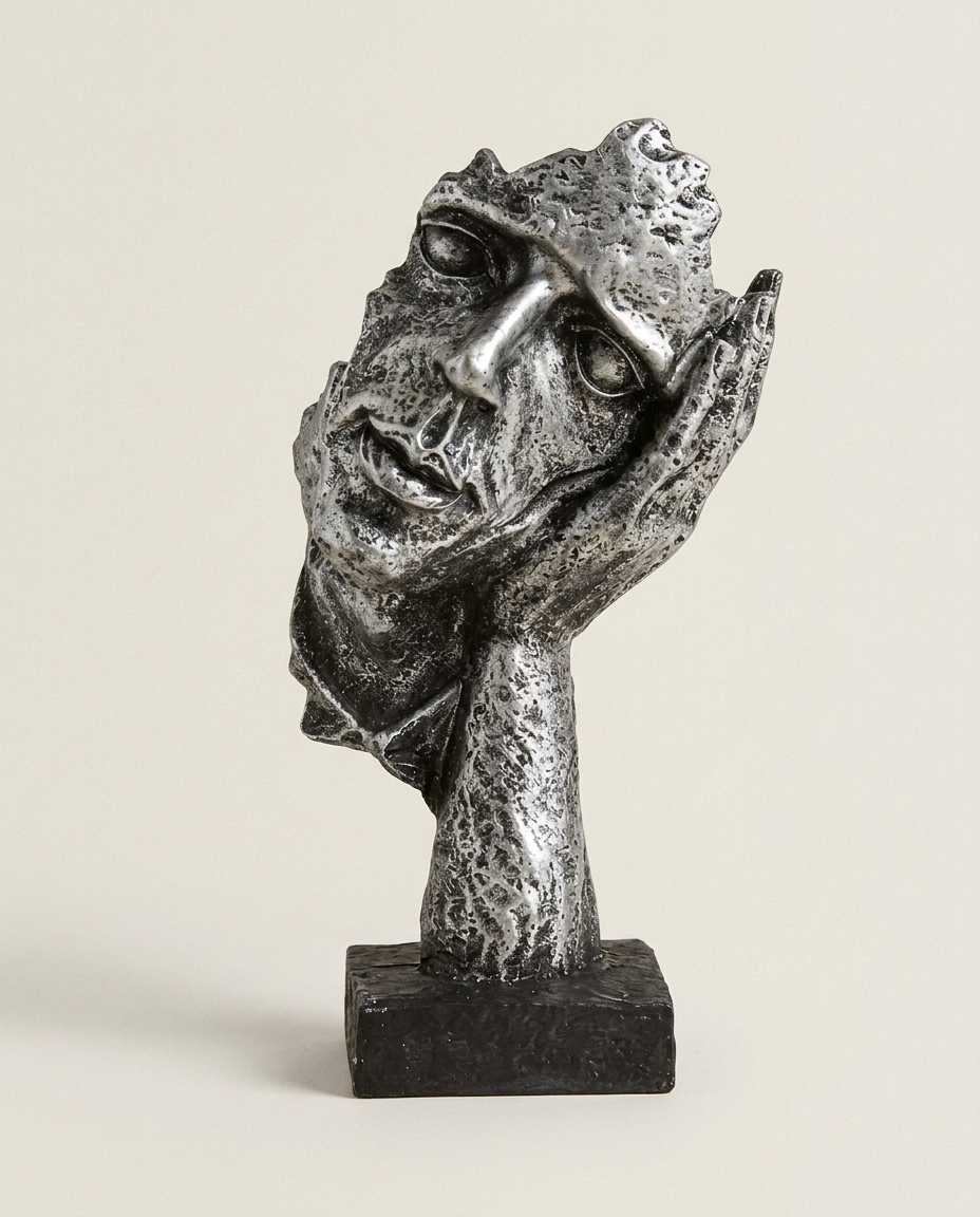 Nordic Faces Resin Sculpture product photo on clean background