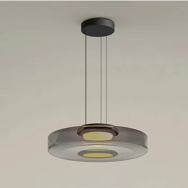 Coloured Glass Pendant Light
