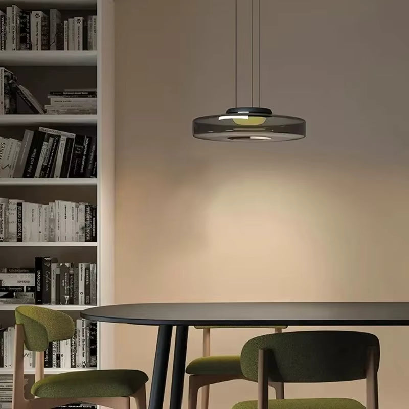 Coloured Glass Pendant Light