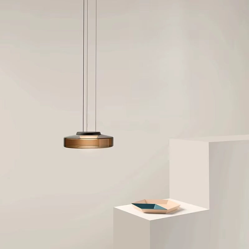 Coloured Glass Pendant Light
