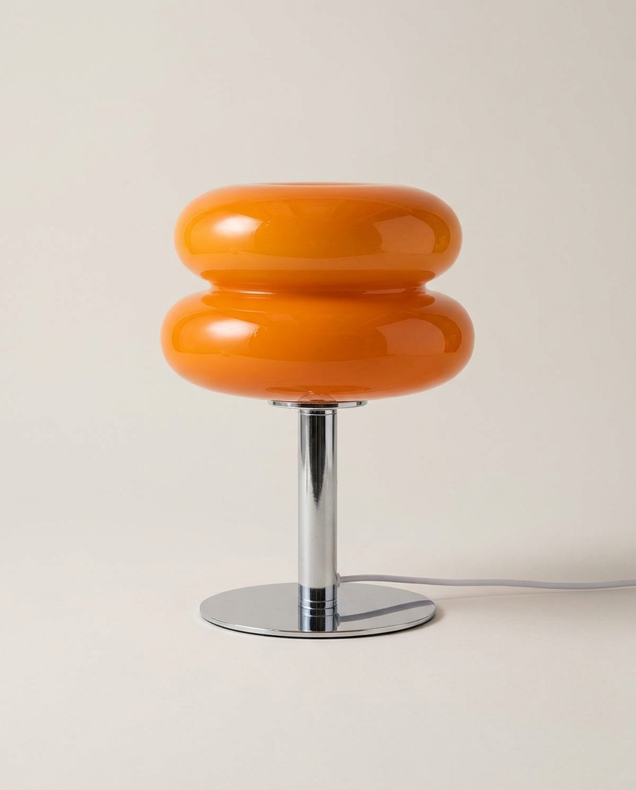 Bauhaus table lamp on a clean light neutral studio background
