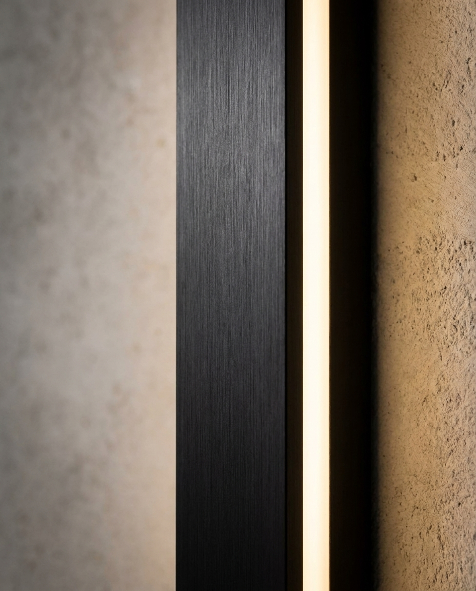 Linear Aluminium LED Outdoor Wall Light aluminium housing detail