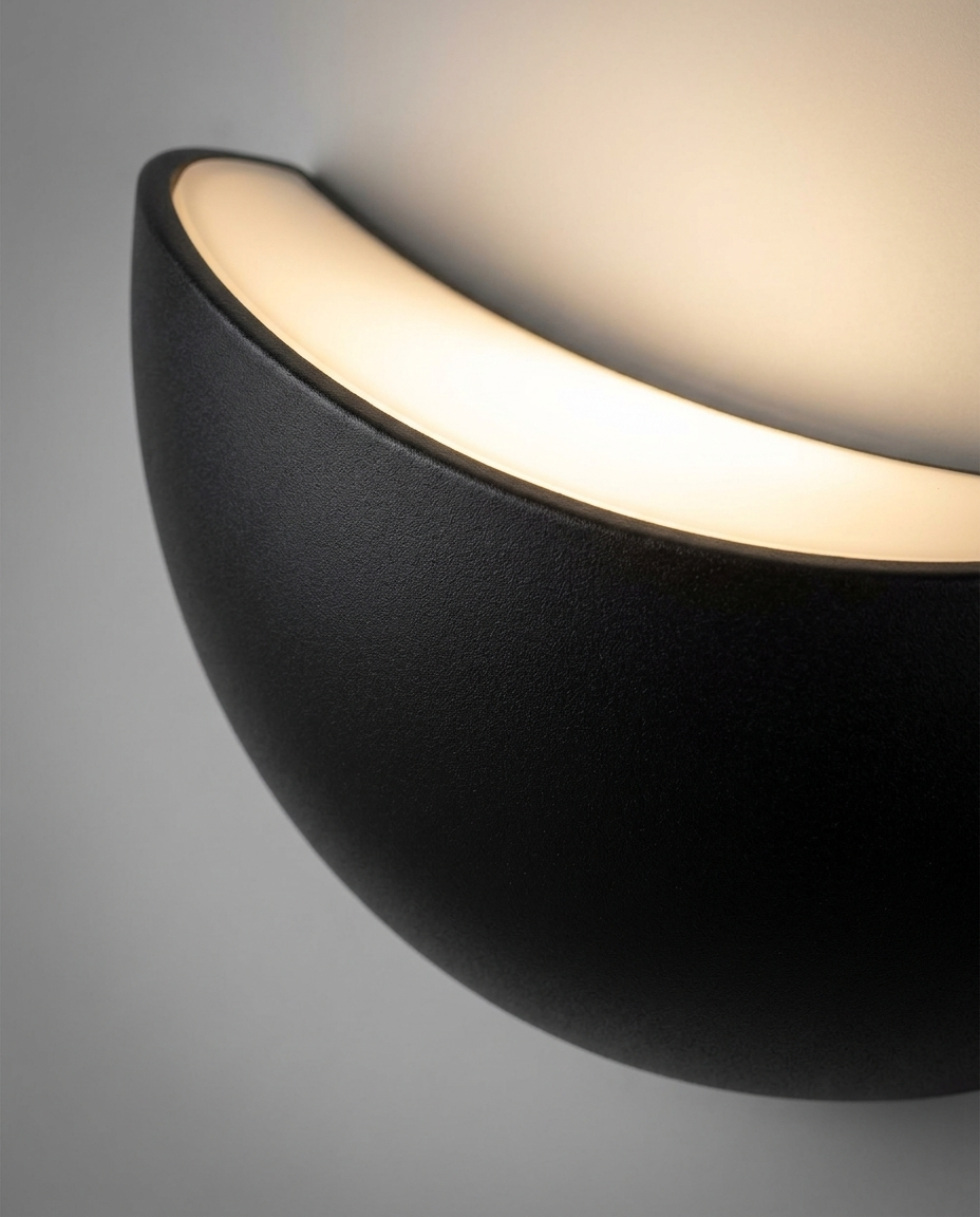 Half-Round LED Wall Light product photo on clean background