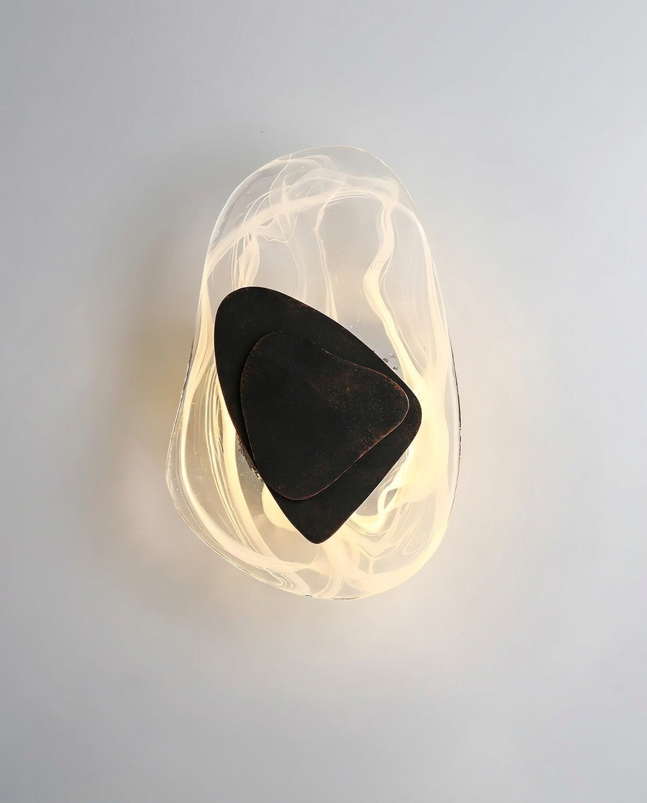 Nordic Crystal Wall Sconce product photo on clean background