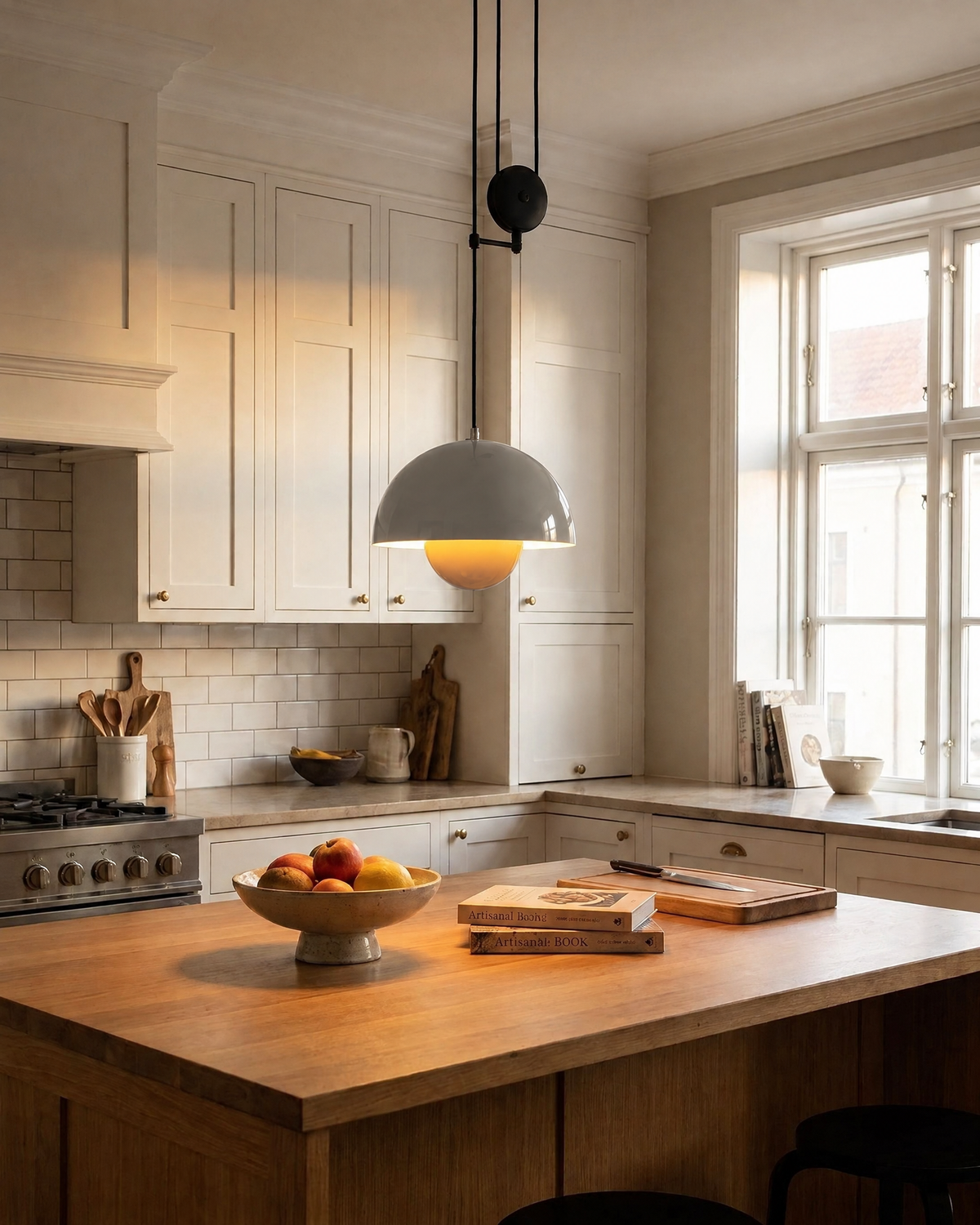 Flowerpot Pendant Light in Gray