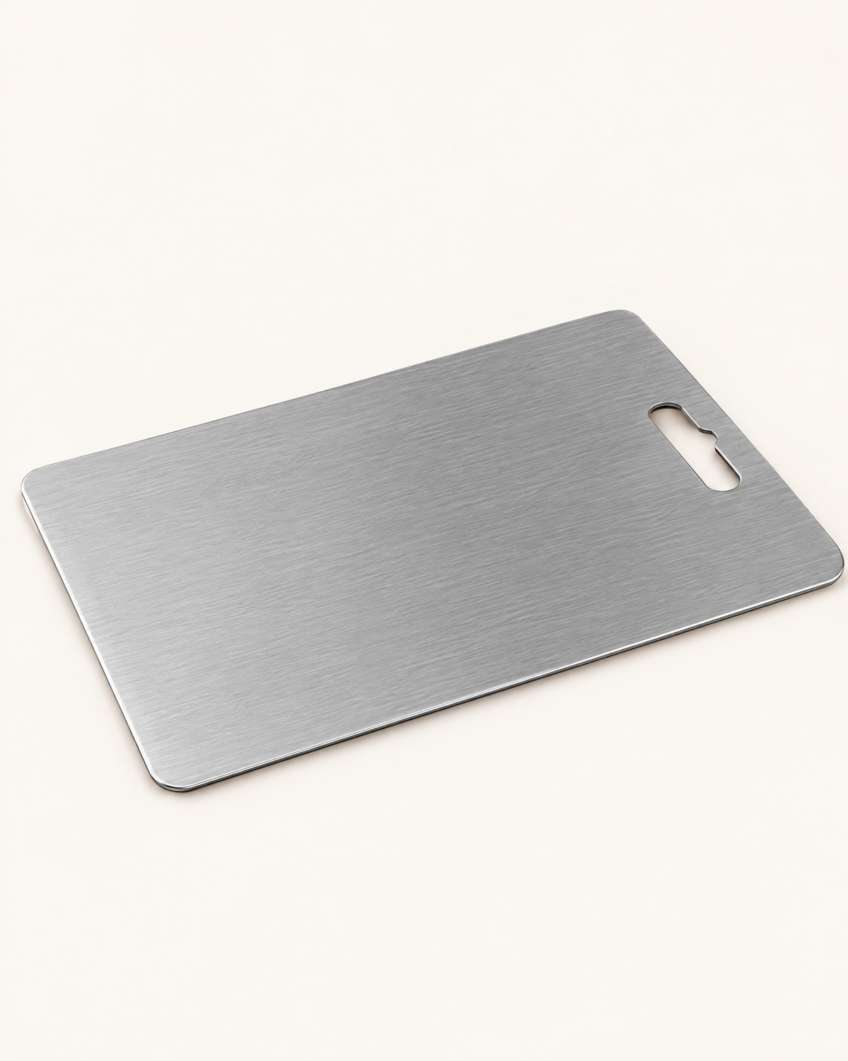 Pure Titanium Cutting Board — front view